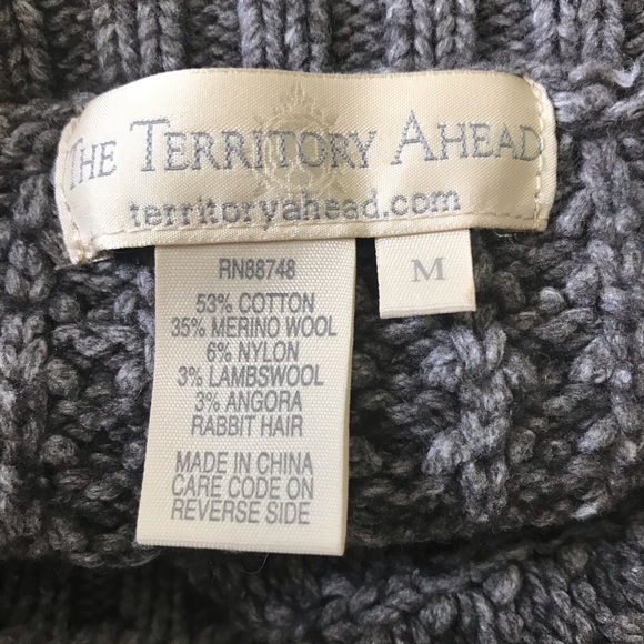 The Territory Ahead Cotton/Merino Wool/ Angora Sweater - Picture 6 of 7